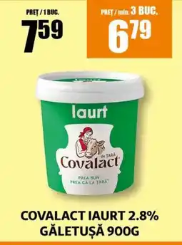 Auchan Covalact iaurt 2.8% găletușă Ofertă