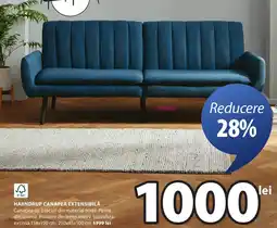 JYSK Harndrup canapea extensibilă Ofertă