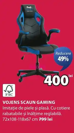JYSK Vojens scaun gaming Ofertă