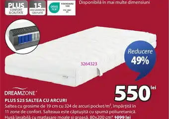 JYSK Plus s25 saltea cu arcuri Ofertă