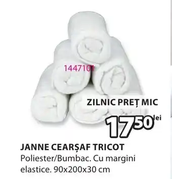 JYSK Janne cearşaf tricot Ofertă