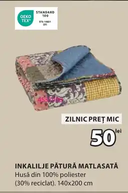 JYSK Inkalilje pătură matlasată Ofertă