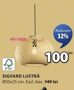 JYSK Sigvard lustră Ofertă