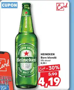 Kaufland HEINEKEN Bere blondă Ofertă