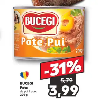 Kaufland BUCEGI Pate de pui / porc Ofertă