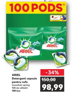 Kaufland ARIEL Detergent capsule pentru rufe Ofertă