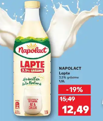 Kaufland NAPOLACT Lapte Ofertă