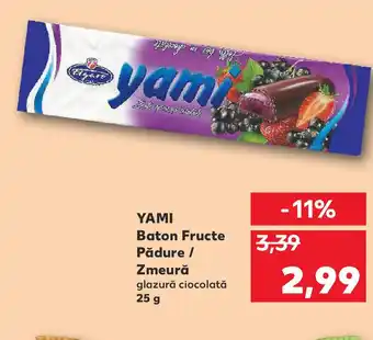 Kaufland YAMI Baton Fructe Pădure / Zmeură Ofertă