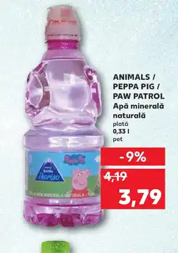 Kaufland Animals / Peppa pig / Paw patrol Apă minerală Ofertă