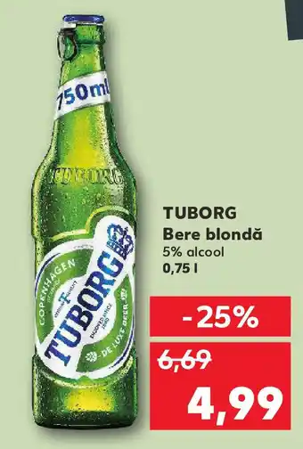 Kaufland TUBORG Bere blondă Ofertă