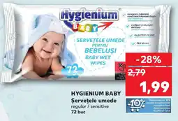 Kaufland HYGIENIUM BABY Şerveţele umede Ofertă