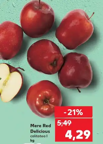 Kaufland Mere Red Delicious Ofertă