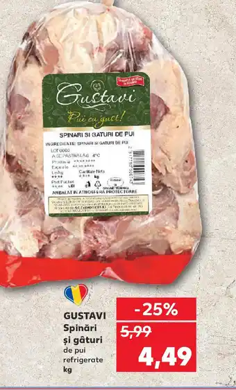 Kaufland GUSTAVI Spinări şi gâturi Ofertă