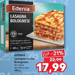 Kaufland EDENIA Lasagna cu sos Bolognese Ofertă