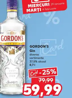 Kaufland GORDON'S Gin Ofertă