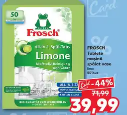 Kaufland FROSCH Tablete mașină spălat vase lime Ofertă