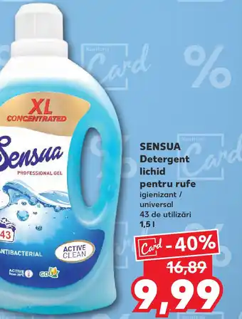 Kaufland SENSUA Detergent lichid pentru rufe Ofertă