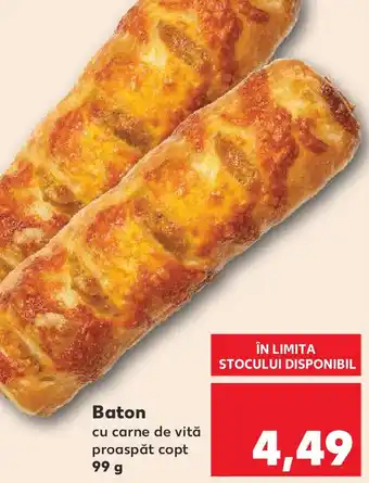 Kaufland Baton cu carne de vită proaspăt copt Ofertă