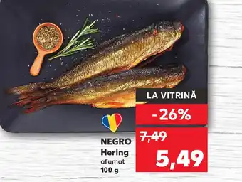 Kaufland NEGRO Hering afumat Ofertă