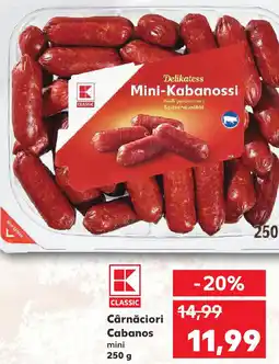 Kaufland Cârnăciori Cabanos mini Ofertă