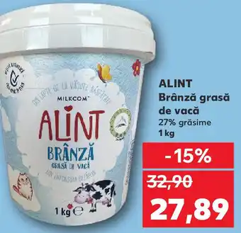 Kaufland ALINT Brânză grasă de vacă Ofertă