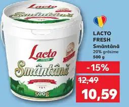 Kaufland LACTO FRESH Smântână Ofertă