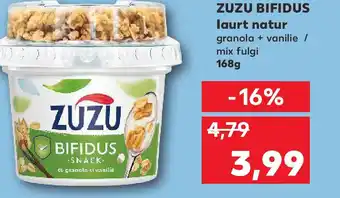 Kaufland ZUZU BIFIDUS laurt natur Ofertă