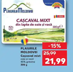 Kaufland PLAIURILE MOLDOVEI Cascaval mixt Ofertă