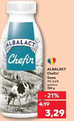 Kaufland ALBALACT Chefir/ Sana Ofertă