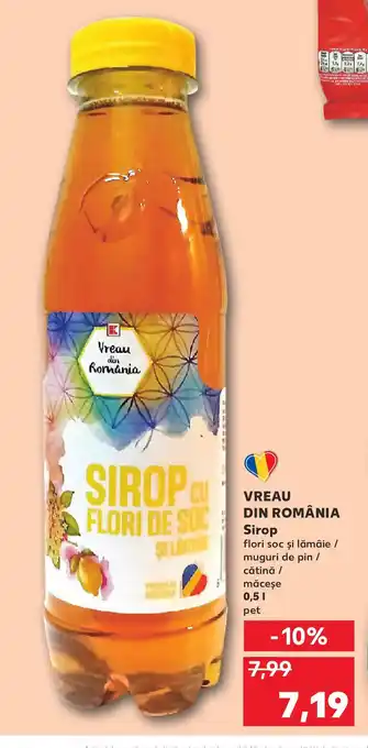 Kaufland VREAU DIN ROMÂNIA Sirop Ofertă