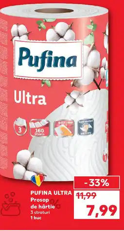 Kaufland PUFINA ULTRA Prosop de hârtie Ofertă