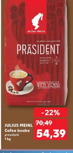 Kaufland JULIUS MEINL Cafea boabe Ofertă