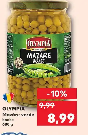 Kaufland OLYMPIA Mazăre verde Ofertă