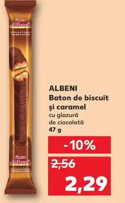 Kaufland ALBENI Baton de biscuit şi caramel Ofertă