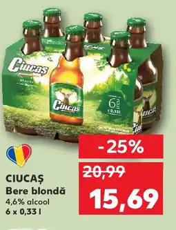 Kaufland CIUCAȘ Bere blondă Ofertă