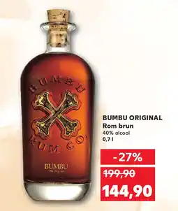 Kaufland BUMBU ORIGINAL Rom brun Ofertă