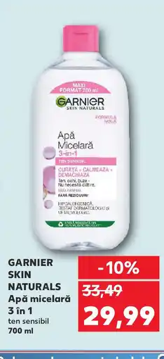 Kaufland GARNIER Skin naturals Apă micelară 3 în 1 Ofertă