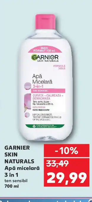 Kaufland GARNIER Skin naturals Apă micelară 3 în 1 Ofertă