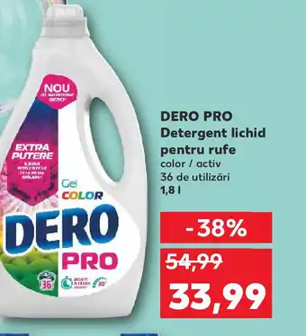 Kaufland DERO PRO Detergent lichid pentru rufe Ofertă