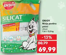 Kaufland ENJOY Nisip pentru pisici Ofertă