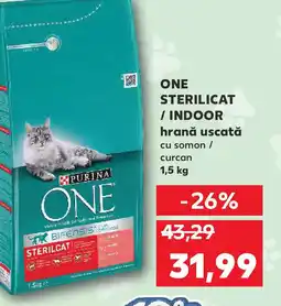 Kaufland ONE STERILICAT / INDOOR hrană uscată Ofertă