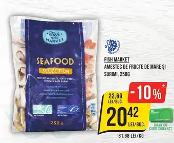 Mega Image FISH MARKET Amestec de fructe de mare şi surimi Ofertă