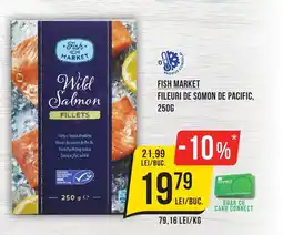 Mega Image FISH MARKET Fileuri de somon de pacific Ofertă