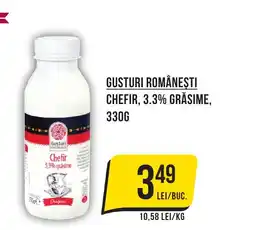 Mega Image GUSTURI ROMÂNEŞTI Chefir, 3.3% grăsime Ofertă