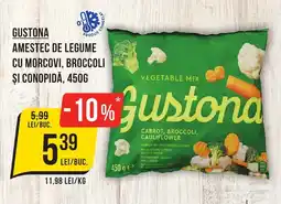 Mega Image GUSTONA Amestec de legume cu morcovi, broccoli și conopidă Ofertă