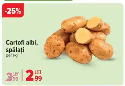 Carrefour Cartofi albi, spălaţi Ofertă