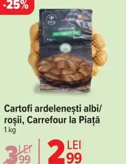 Carrefour Cartofi ardeleneşti albi/ roșii, Carrefour la Piață Ofertă