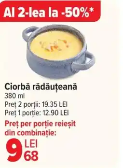 Carrefour Ciorbă rădăuțeană Ofertă