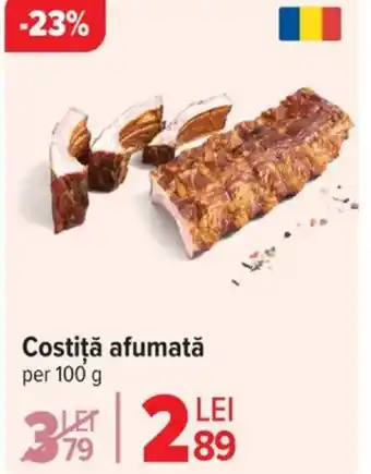 Carrefour Costiţă afumată Ofertă