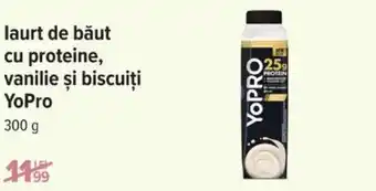 Carrefour laurt de băut cu proteine, vanilie și biscuiți YoPro Ofertă